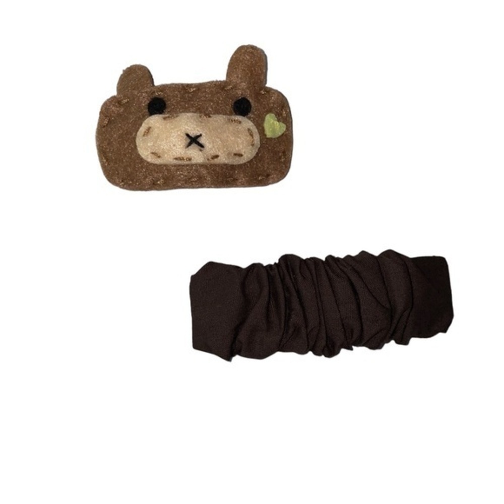 SET OF 4 Teddy Bear Hair Clips - Picture 7 of 9
